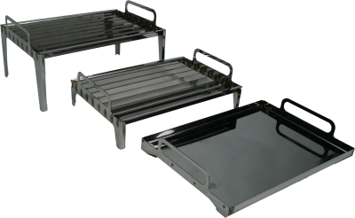 Коптильня двухъярусная нержавейка МК.03+сумка из брезента в подарок